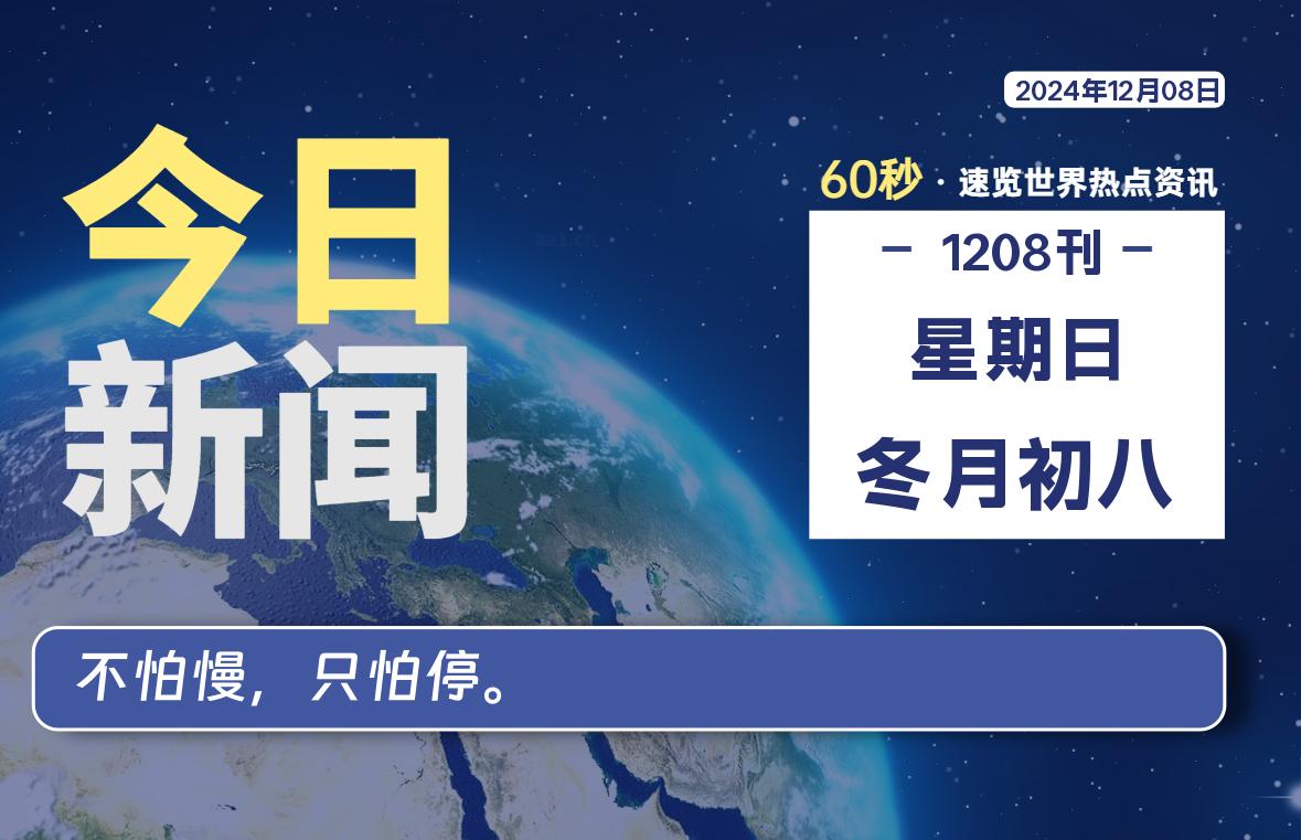 12月08日,星期日, 大学生客栈早报!